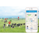 GPS tracker pre býky – solárne dobíjanie, mobilná aplikácie na iOS, Android, PC