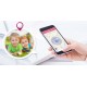 GPS tracker v tvare identifikačnej karty s SOS tlačidlom