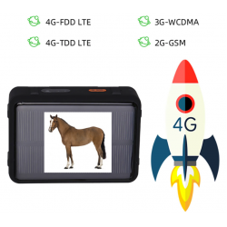 4G GPS tracker (lokátor) pre kone (9000 MAh) – solárne dobíjanie, mobilná aplikácia na iOS, Android, PC
